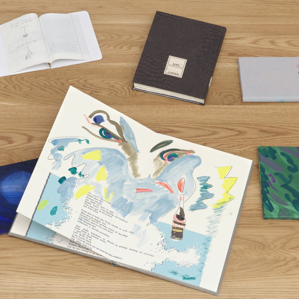 LAURA OWENS Books and Tables Matthew Marks Gallery